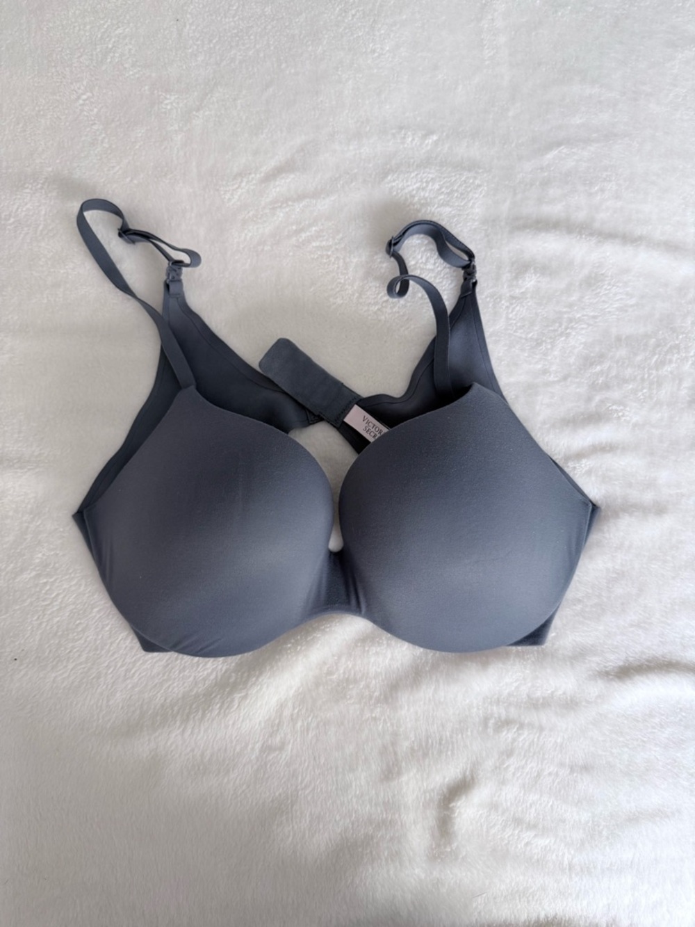 Victoria's Secret Smooth Molded T-Shirt Bra - blue gray